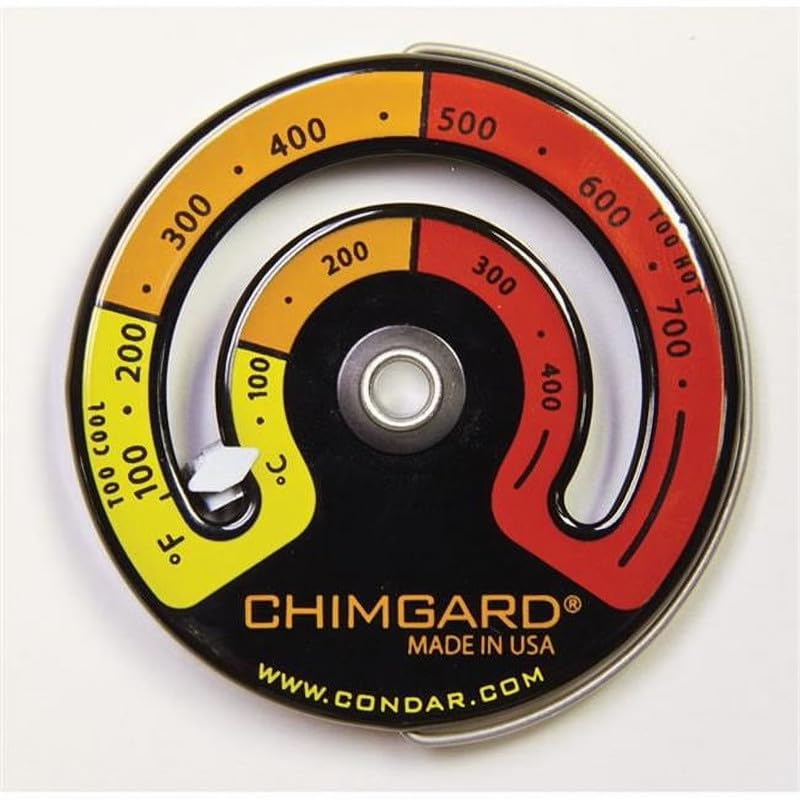 Condar Stove Thermometers – Multiple Models for Wood Stove Safety & Efficiency