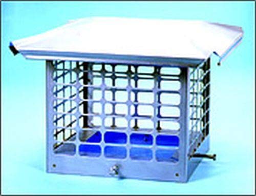 American Packing & Gasket Bolt-On Stainless Steel Single-Flue Chimney Cap - 8" x 8"