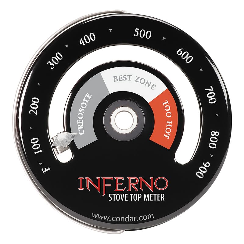 Condar Stove Thermometers – Multiple Models for Wood Stove Safety & Efficiency