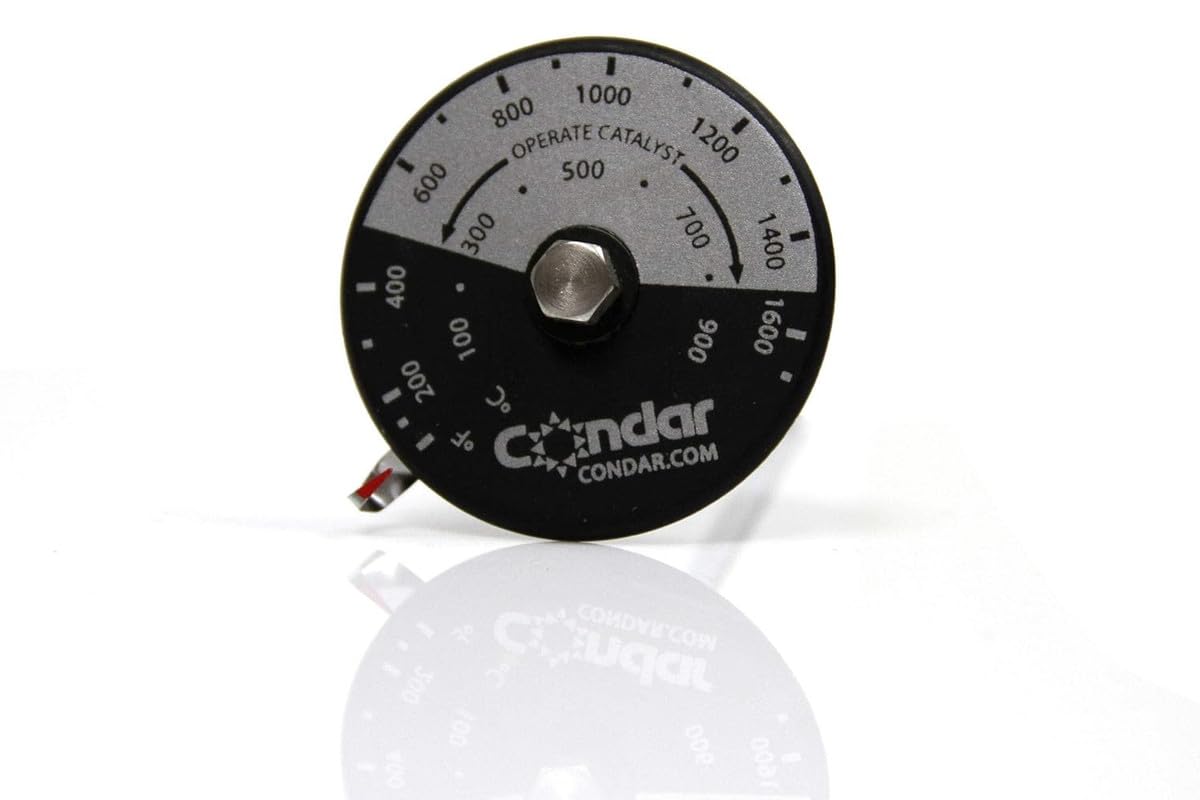 Condar Stove Thermometers – Multiple Models for Wood Stove Safety & Efficiency