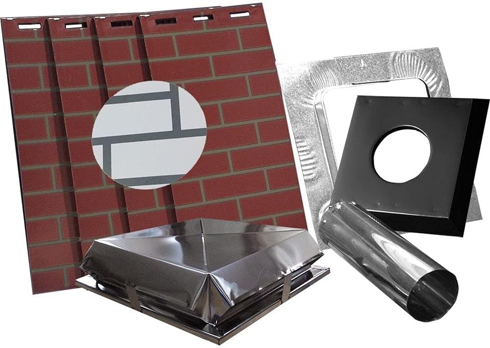 AIRJET Simulated Brick Chimney Housing Kit