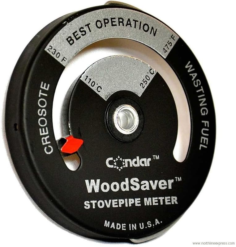 Condar Stove Thermometers – Multiple Models for Wood Stove Safety & Efficiency