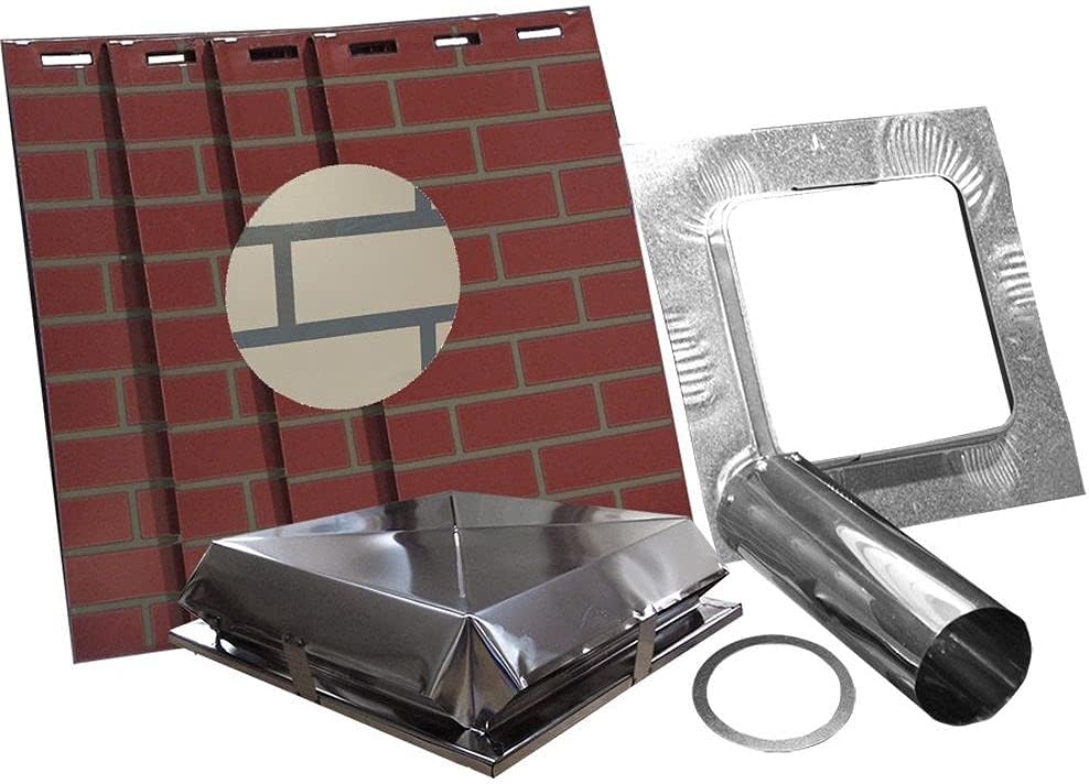 AIRJET Simulated Brick Chimney Housing Kit