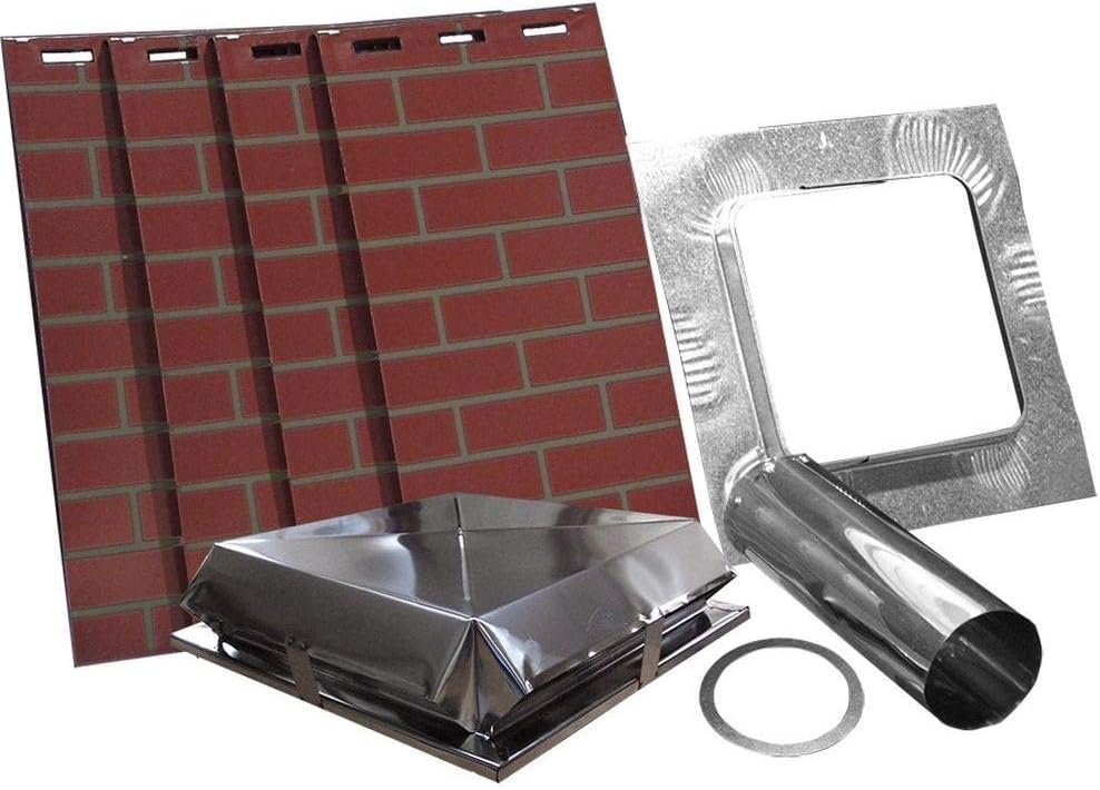 AIRJET Simulated Brick Chimney Housing Kit
