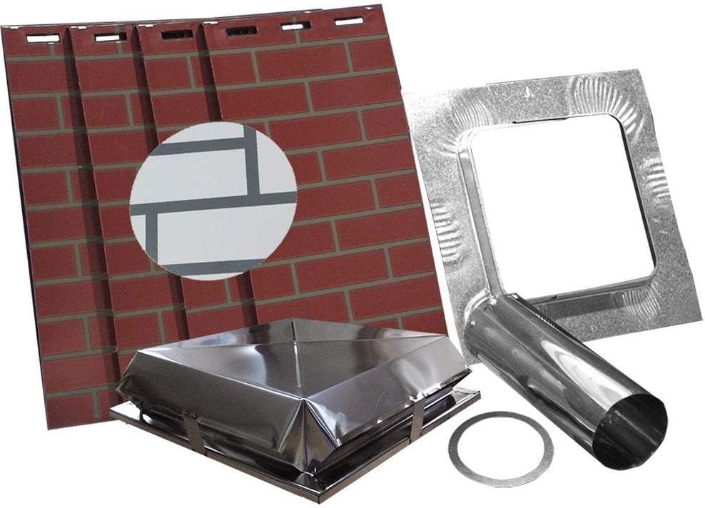 AIRJET Simulated Brick Chimney Housing Kit