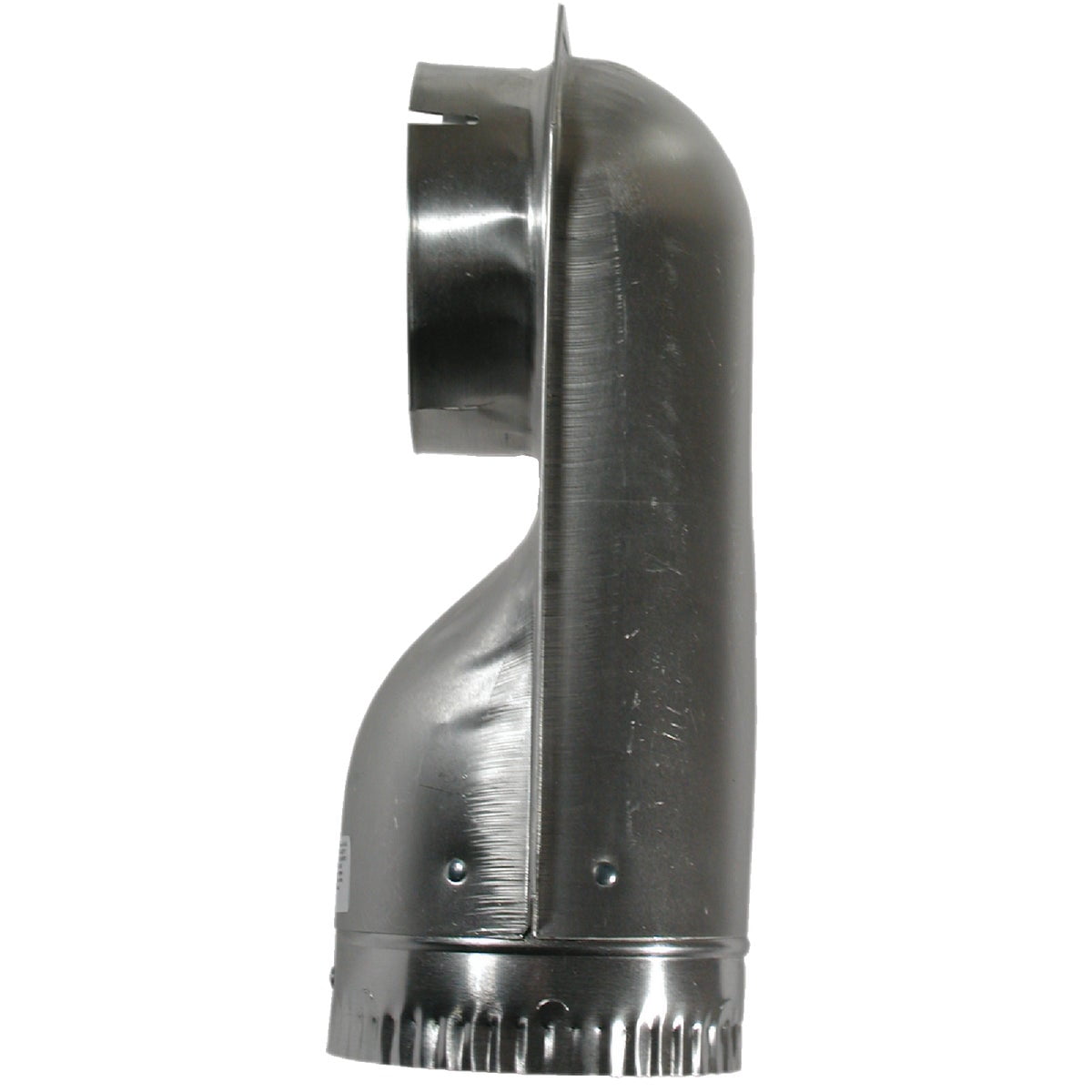 Builder’s Best 4" Rigid Aluminum Dryer Vent Offset Elbow – Snap-Lock Swiveling Fittings, 90° Turn in 4" Space – Space-Saving Dryer Duct Connector