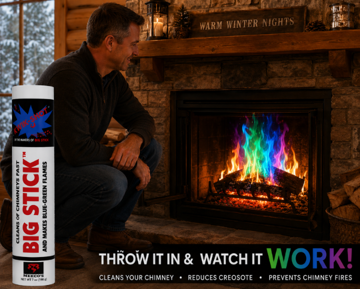 Big Stick Kwik-Shot Soot Stopper and Creosote Remover