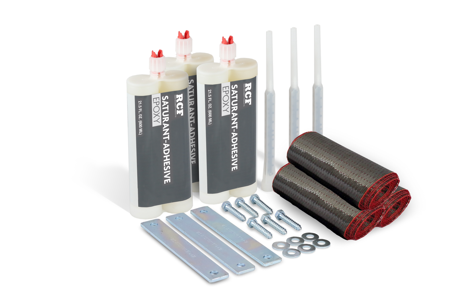 Rhino Carbon Fiber Bowed Wall Repair Kit - Bidirectional / Unidirectional, Choose Size